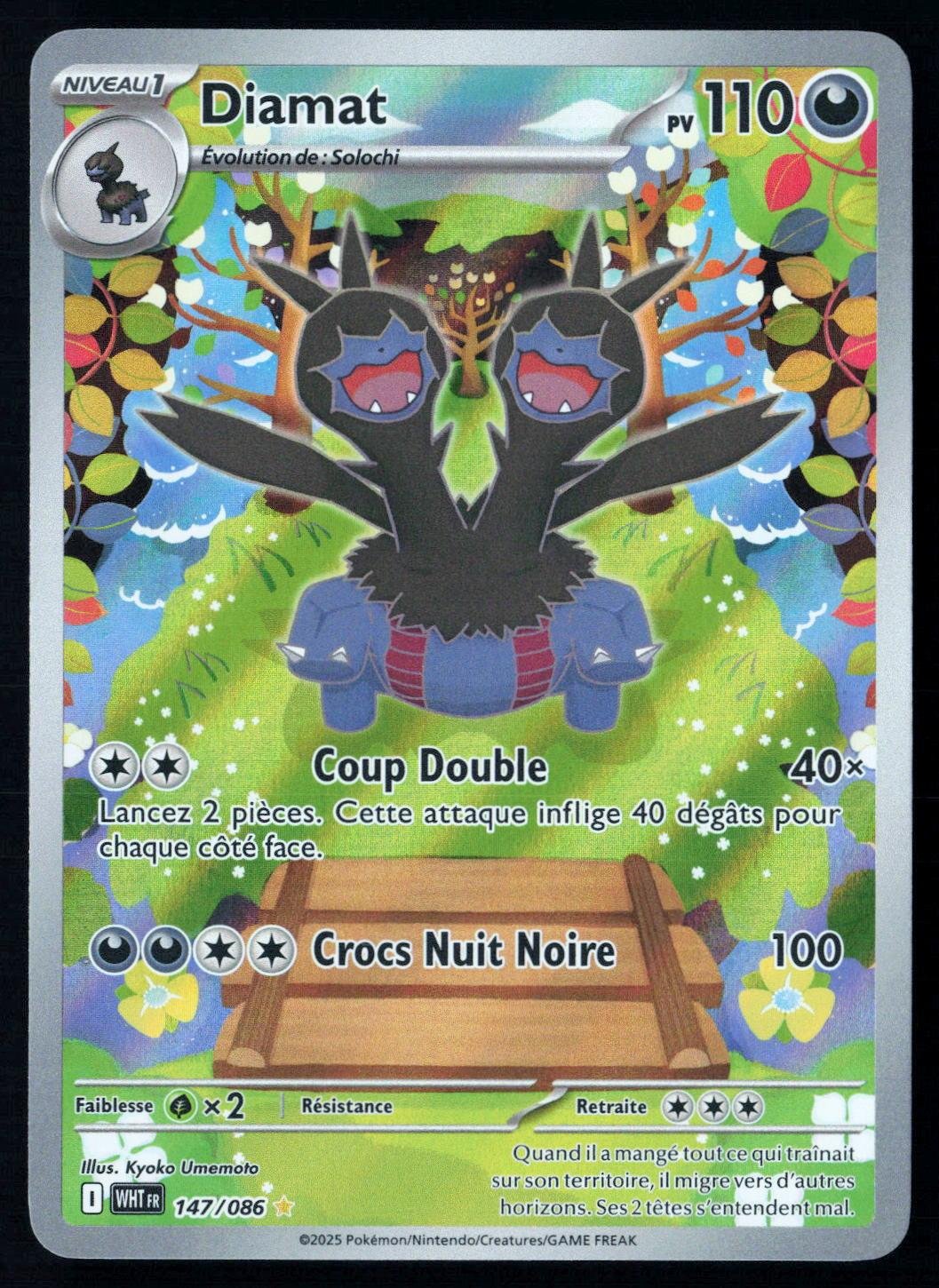 Diamat 147/086 Holo – Flamme Blanche EV10.5, carte Pokémon : scan recto, exemplaire 1